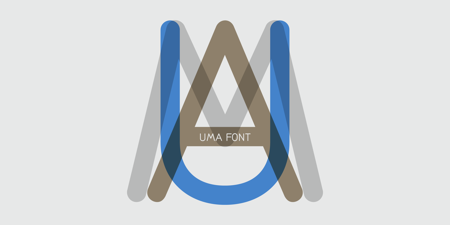 Пример шрифта Uma #1